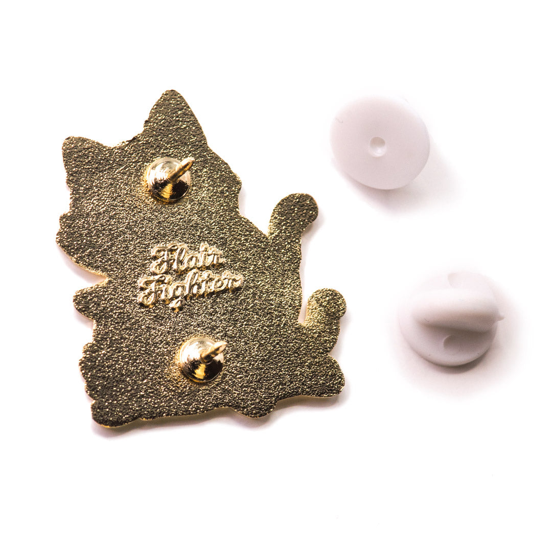 I've Got Your Back (Munchkin Cats) Enamel Pin